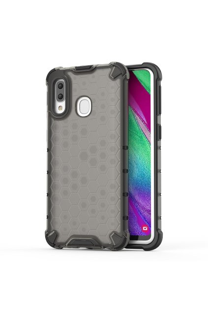 eng pl Honeycomb Case armor cover with TPU Bumper for Samsung Galaxy A40 black 53834 1