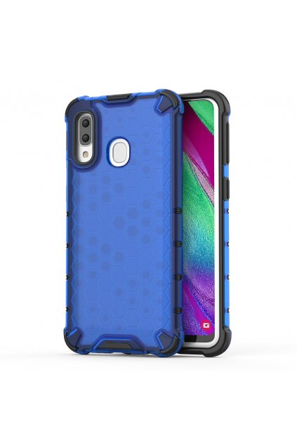 eng pl Honeycomb Case armor cover with TPU Bumper for Samsung Galaxy A40 blue 53835 1