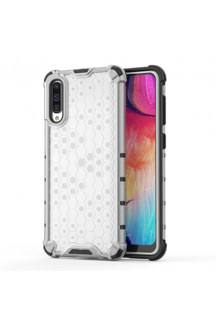 eng pl Honeycomb Case armor cover with TPU Bumper for Samsung Galaxy A50 transparent 53843 1