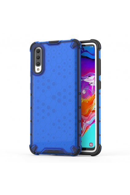 eng pl Honeycomb Case armor cover with TPU Bumper for Samsung Galaxy A70 blue 53845 1