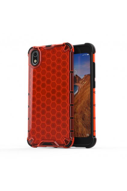 eng pl Honeycomb Case armor cover with TPU Bumper for Xiaomi Redmi 7A red 53887 1