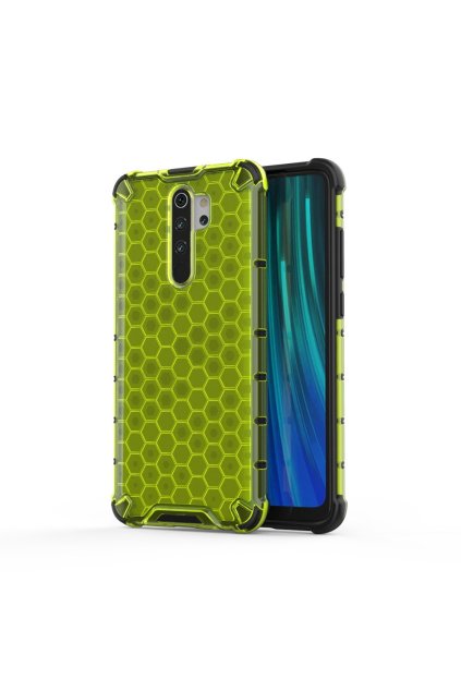 eng pl Honeycomb Case armor cover with TPU Bumper for Xiaomi Redmi Note 8 Pro green 55396 1