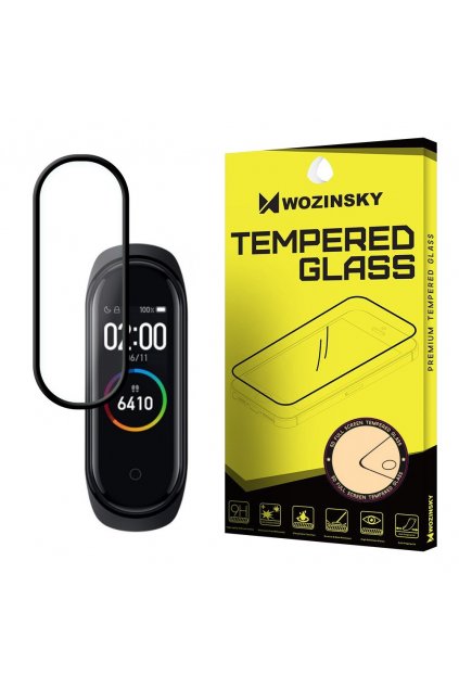 eng pl Wozinsky super wytrzymale szklo folia szklana Full Glue na caly ekran z ramka Case Friendly Xiaomi Mi Band 4 Mi Band 3 przezroczysty 55672 1