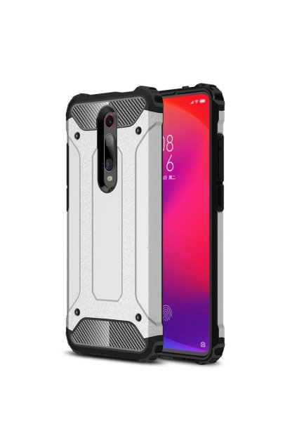 eng pl Hybrid Armor Case Tough Rugged Cover for Xiaomi Redmi 8 silver 55155 1