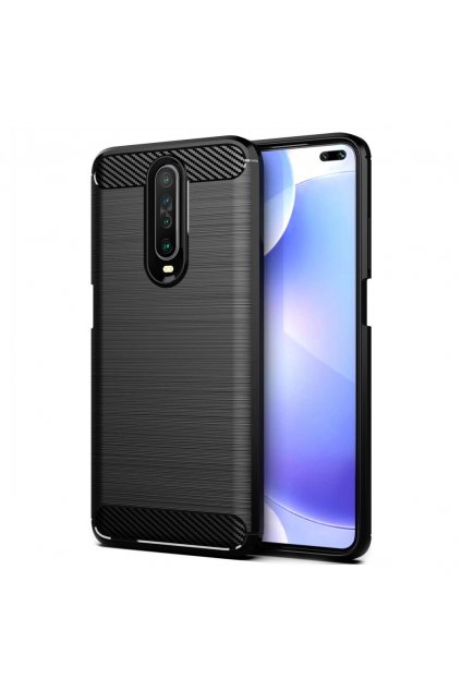 eng pl Carbon Case Flexible Cover TPU Case for Xiaomi Redmi K30 black 56803 1