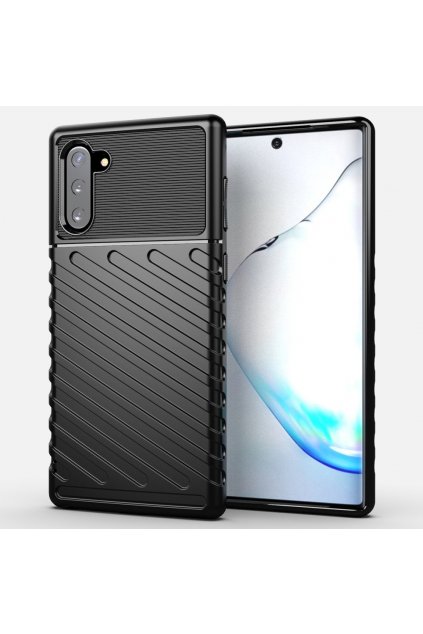 eng pl Thunder Case Flexible Tough Rugged Cover TPU Case for Samsung Galaxy Note 10 black 56344 1