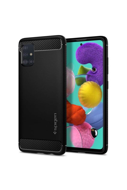 eng pl Spigen Rugged Armor Galaxy A71 Matte Black 57017 1