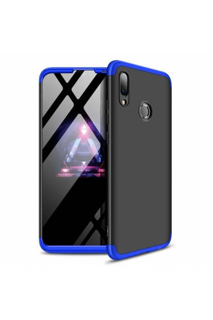 eng pl 360 Protection Front and Back Case Full Body Cover Huawei P Smart 2019 black blue 47424 1