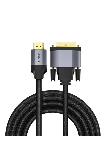 eng pl Baseus Enjoyment 4K HDMI DVI cable 2m gray CAKSX G0G 54487 1
