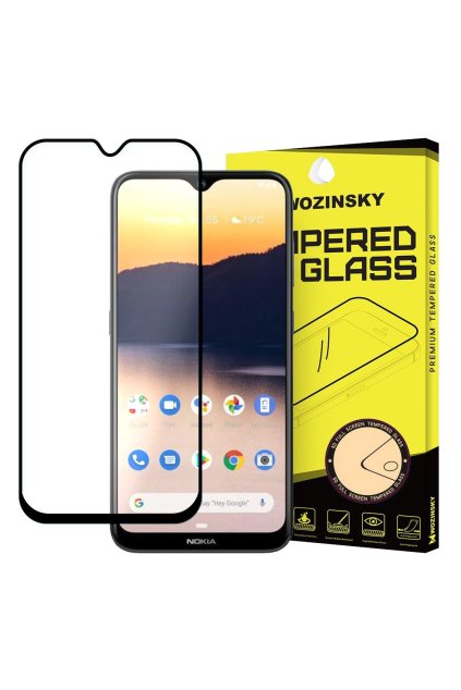 eng pl Wozinsky Tempered Glass Full Glue Super Tough Screen Protector Full Coveraged with Frame Case Friendly for Nokia 2 3 black 56669 1