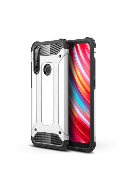 eng pl Hybrid Armor Case Tough Rugged Cover for Xiaomi Redmi Note 8T silver 55866 1