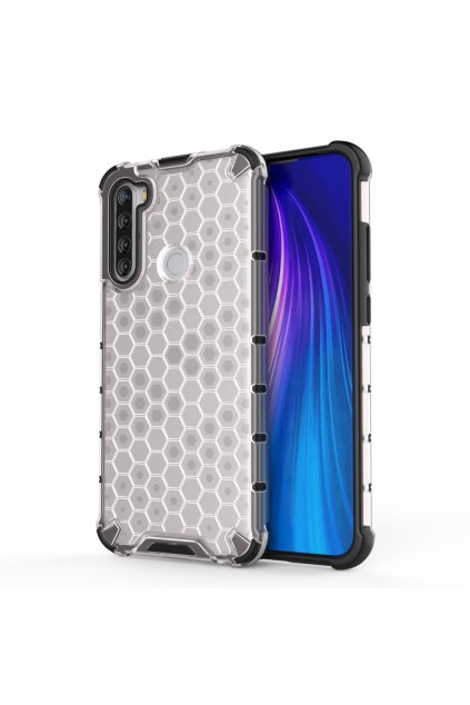 eng pl Honeycomb Case armor cover with TPU Bumper for Xiaomi Redmi Note 8T transparent 56229 1