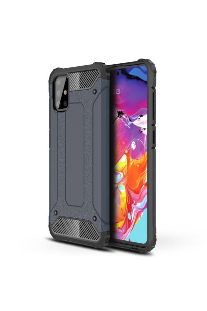 eng pl Hybrid Armor Case Tough Rugged Cover for Samsung Galaxy A71 blue 58477 1
