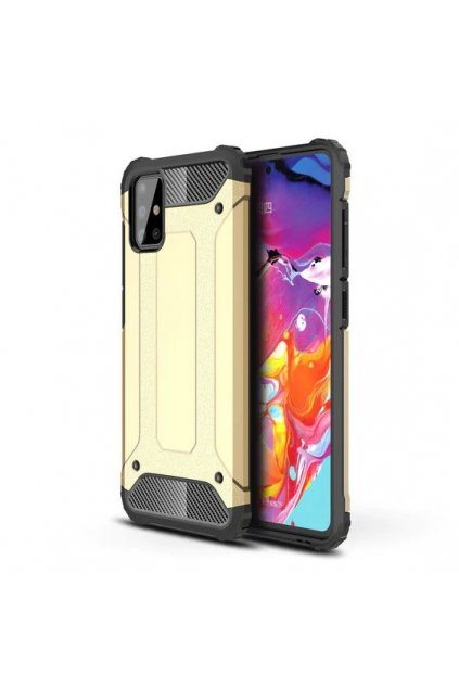 eng pl Hybrid Armor Case Tough Rugged Cover for Samsung Galaxy A71 golden 58478 1