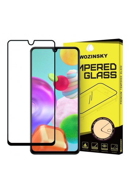 pol pl Wozinsky super wytrzymale szklo hartowane Full Glue na caly ekran z ramka Case Friendly Samsung Galaxy A41 czarny 59820 1