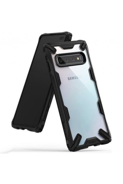eng pl Ringke Fusion X durable PC Case with TPU Bumper for Samsung Galaxy S10 Plus black FUSG0010 47349 1