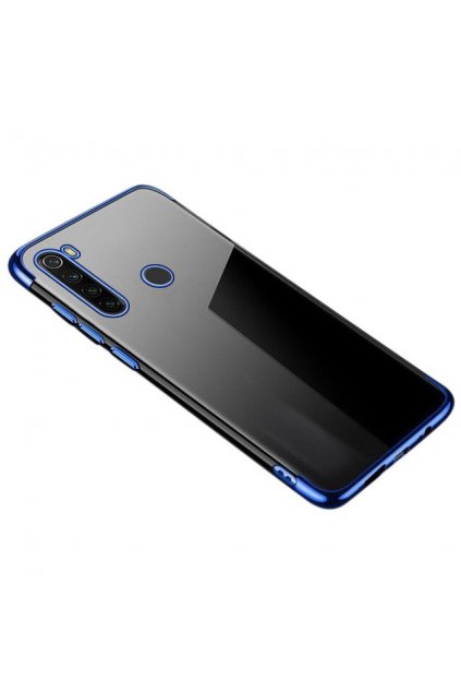 eng pl Clear Color Case Gel TPU Electroplating frame Cover for Motorola G8 Plus blue 59871 17