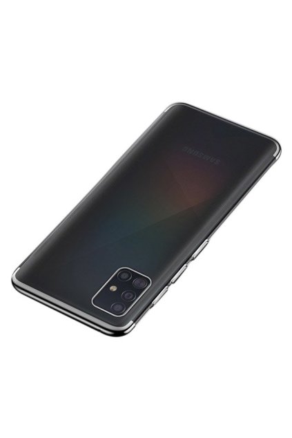 eng pl Clear Color Case Gel TPU Electroplating frame Cover for Samsung Galaxy A51 black 59833 14