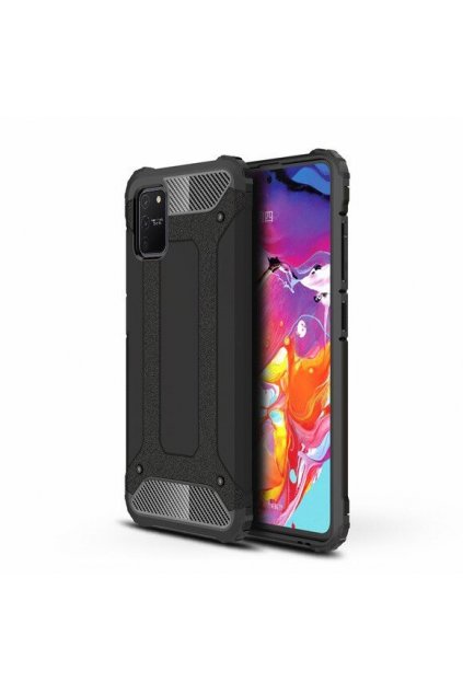 eng pl Hybrid Armor Case Tough Rugged Cover for Samsung Galaxy S10 Lite black 58655 1