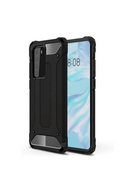 eng pm Hybrid Armor Case Tough Rugged Cover for Huawei P40 black 60006 1