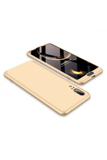 eng pl 360 Protection Front and Back Case Full Body Cover Huawei P20 golden 39572 1