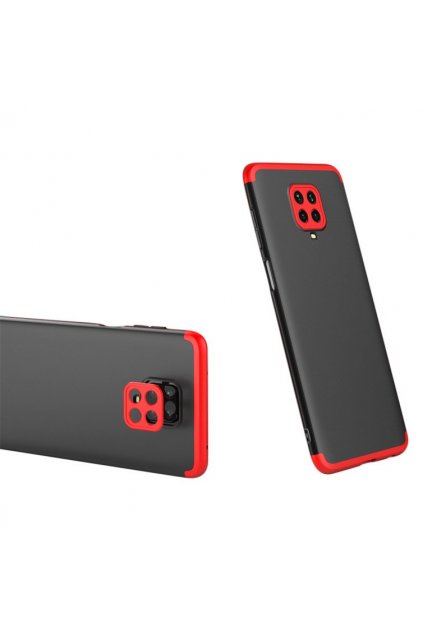 eng pl GKK 360 Protection Case Front and Back Case Full Body Cover Xiaomi Redmi Note 9 Pro Redmi Note 9S black red 61202 1