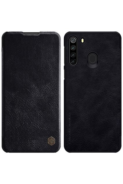 eng pl Nillkin Qin original leather case cover for Samsung Galaxy M21 black 61044 1