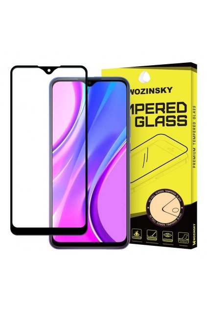 eng pl Wozinsky Tempered Glass Full Glue Super Tough Screen Protector Full Coveraged with Frame Case Friendly for Xiaomi Redmi 9 black 61835 1