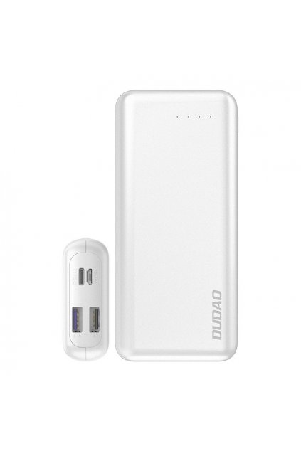eng pl Dudao 2x USB power bank 20000mAh Power Delivery Quick Charge 4 0 3 7A 45W white K12PRO white 56506 1