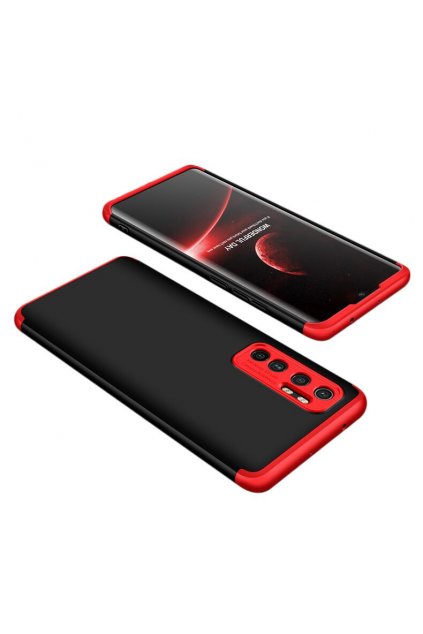 eng pl GKK 360 Protection Case Front and Back Case Full Body Cover Xiaomi Mi Note 10 Lite black red 62848 1