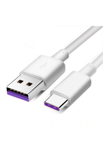 eng pl USB USB Type C charging data cable 5 A Huawei Super Charge 1 m white 62241 2