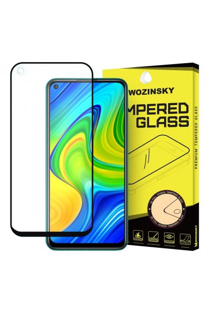 eng pl Wozinsky Tempered Glass Full Glue Super Tough Screen Protector Full Coveraged with Frame Case Friendly for Xiaomi Redmi 10X 4G Xiaomi Redmi Note 9 black 60695 1