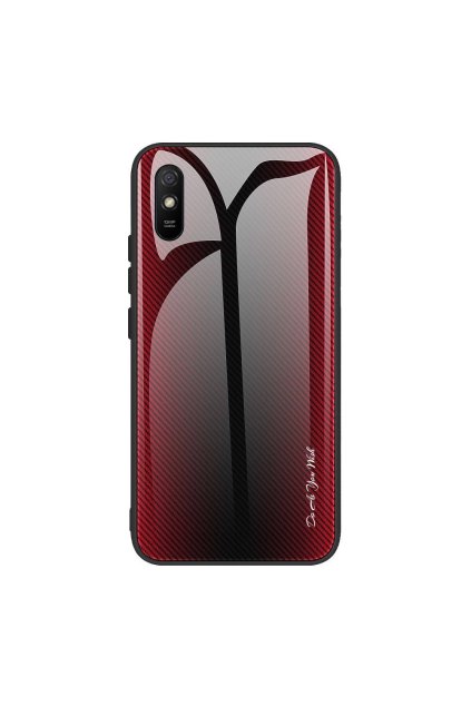 eng pl Case XIAOMI REDMI 9A Carbon Fibre Texture Glass Case red 70175 1