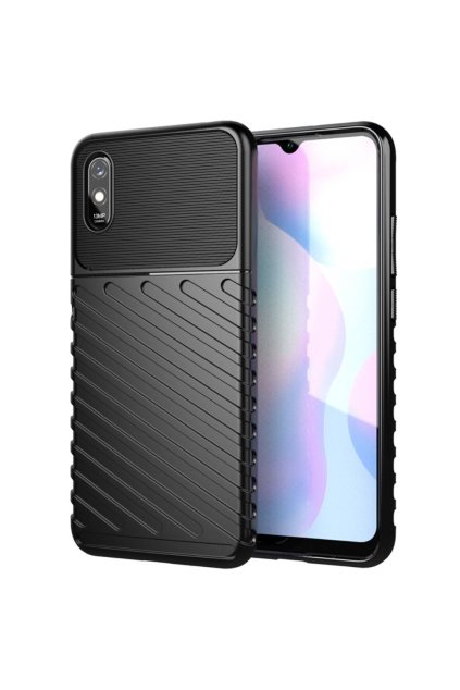 eng pl Case XIAOMI REDMI 9A Armored Thunder Case black 69818 1