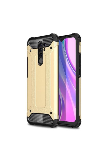 eng pl Hybrid Armor Case Tough Rugged Cover for Xiaomi Redmi 9 golden 62854 1