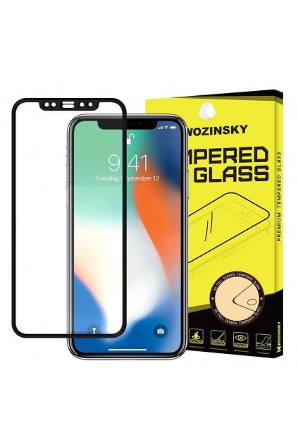 eng pl Wozinsky Tempered Glass Full Glue Super Tough Screen Protector Full Coveraged with Frame Case Friendly for iPhone 12 Pro Max black 63715 1