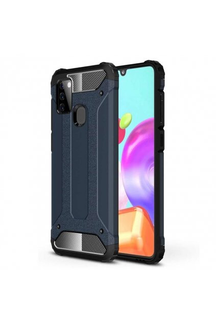 eng pl Hybrid Armor Case Tough Rugged Cover for Samsung Galaxy A21S blue 61218 1