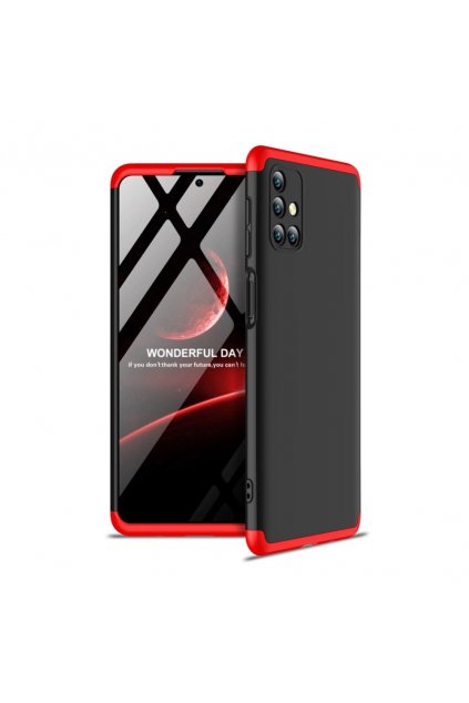 eng pl GKK 360 Protection Case Front and Back Case Full Body Cover Samsung Galaxy M31s black red 63868 1
