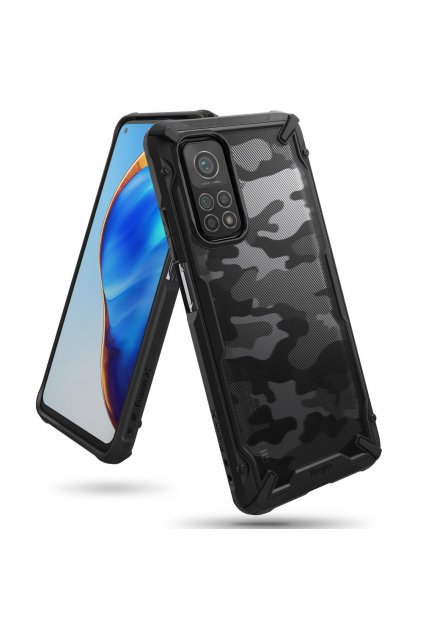 eng pl Ringke Fusion X Design durable PC Case with TPU Bumper for Xiaomi Mi 10T Pro Xiaomi Mi 10T black XDXI0018 66816 1