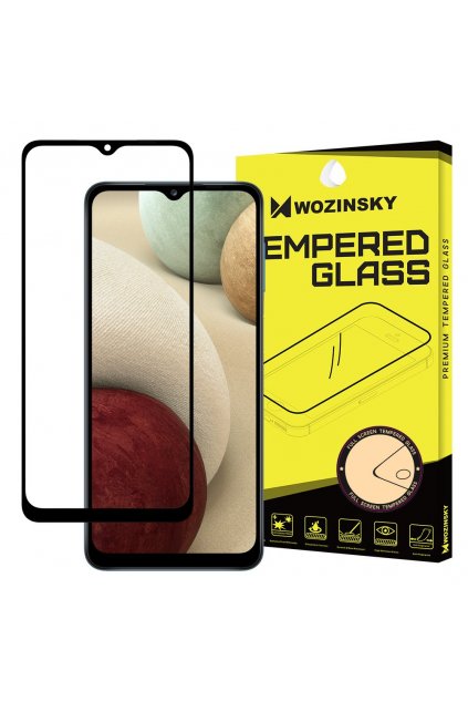 eng pl Wozinsky Tempered Glass Full Glue Super Tough Screen Protector Full Coveraged with Frame Case Friendly for Samsung Galaxy A12 black 66898 1