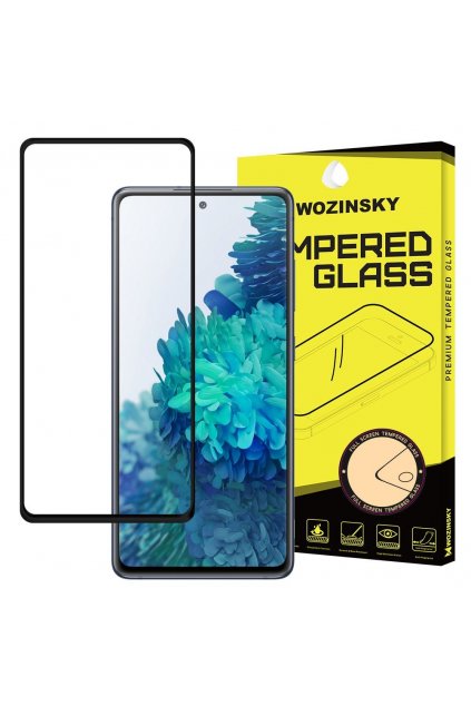 eng pl Wozinsky Tempered Glass Full Glue Super Tough Screen Protector Full Coveraged with Frame Case Friendly for Samsung Galaxy A72 black 67235 1