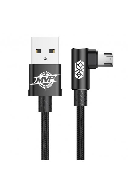 eng pl Baseus MVP Double sided Elbow Type Cable micro USB 1 5A 2M Black CAMMVP B01 41697 1