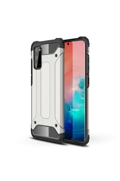 eng pl Hybrid Armor Case Tough Rugged Cover for Samsung Galaxy S20 silver 56272 1
