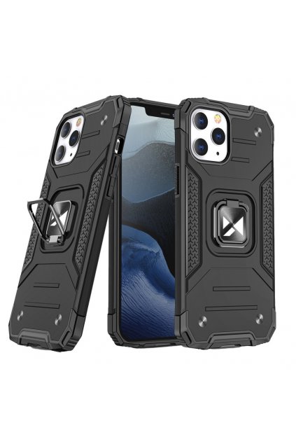 eng pl Wozinsky Ring Armor Case Kickstand Tough Rugged Cover for iPhone 12 Pro Max black 66264 1