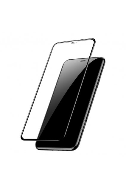 eng pl Baseus PET Soft 3D Tempered Glass Film Full Screen Protector with PET Rim for Apple iPhone 11 Pro Max iPhone XS Max 0 23 mm black SGAPIPH65 PE01 48216 1