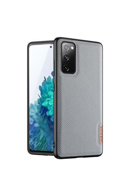 eng pl Dux Ducis Fino case covered with nylon material for Samsung Galaxy S20 FE 5G blue 66758 1