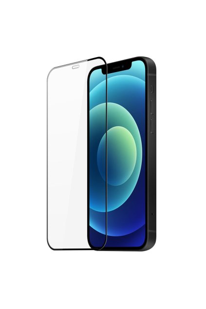 eng pl Dux Ducis 10D Tempered Glass Tough Screen Protector Full Coveraged with Frame for iPhone 12 mini black case friendly 65258 2