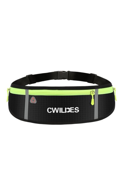 eng pl Ultimate reflective stripe Running Belt with headphone outlet 4 pocket Gray 68120 4