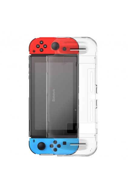 eng pl Baseus Shock resistant Bracket Protective Case for Nintendo Switch with Pads Cutouts transparent WISWGS07 02 60878 1