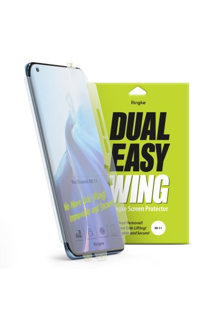 eng pl Ringke Dual Easy Wing 2x self dust removal screen protector Xiaomi Mi 11 DWXI0005 69886 1